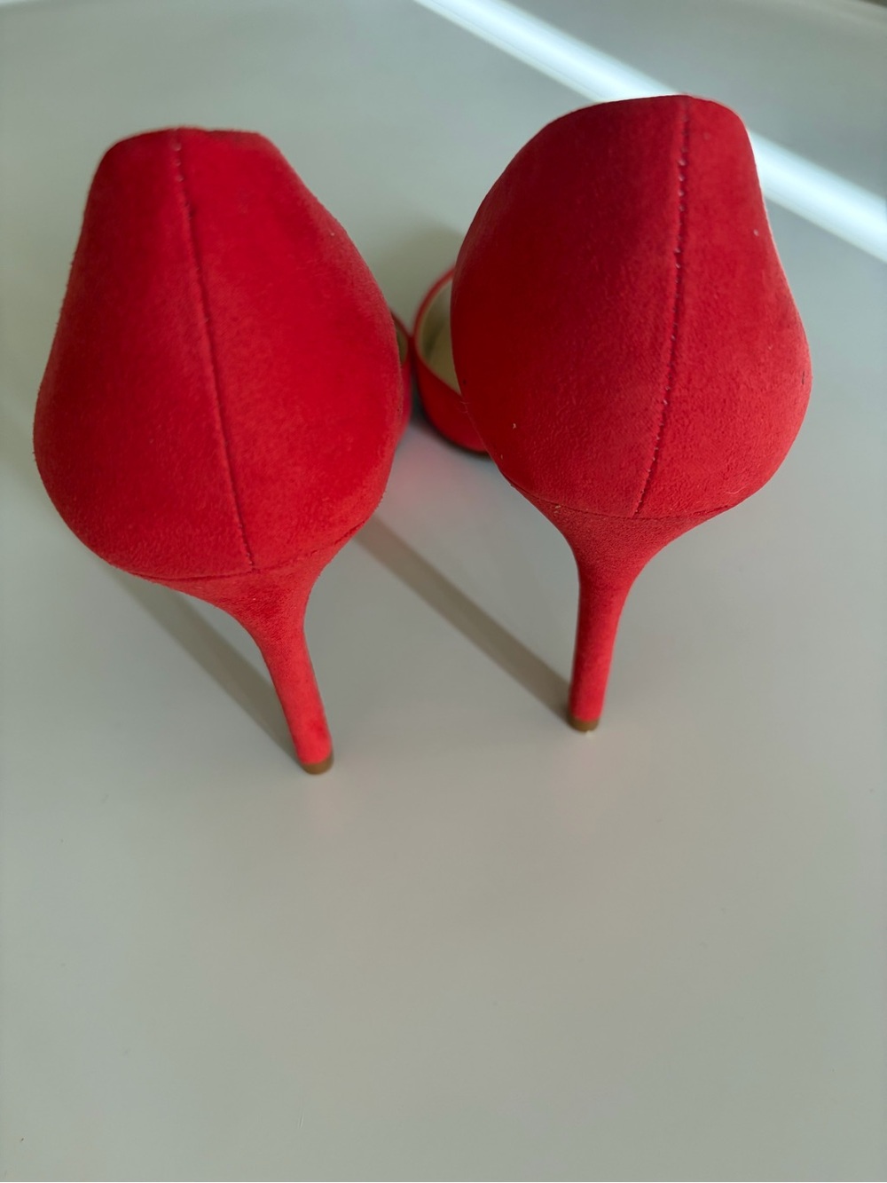Jessica Simpson Red Pointed Toe Stiletto Pumps size 9 - Picture 7 of 10